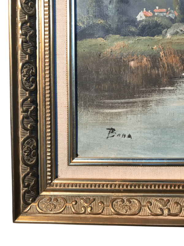 huile sur toile paysage