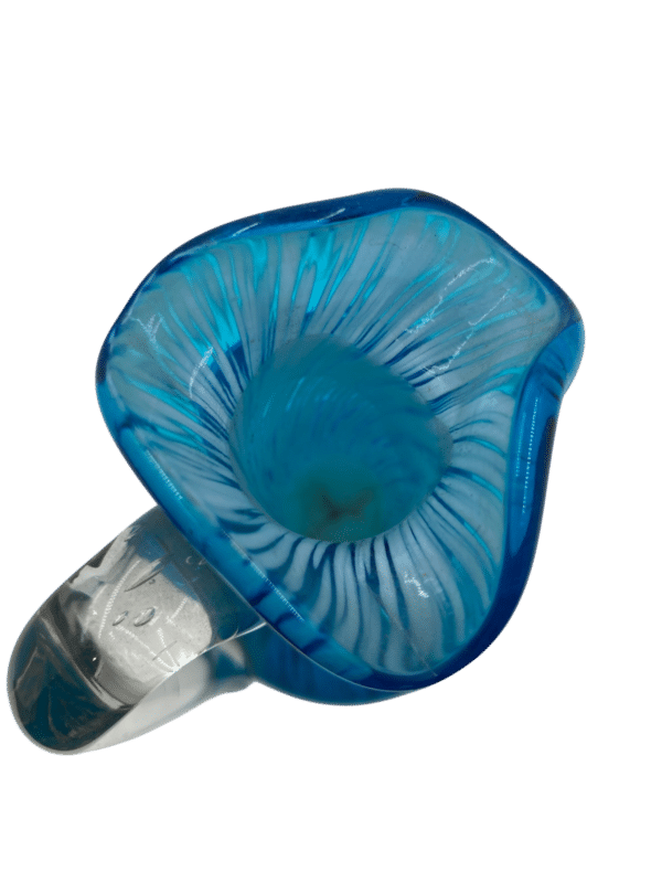 jarre verre bleu