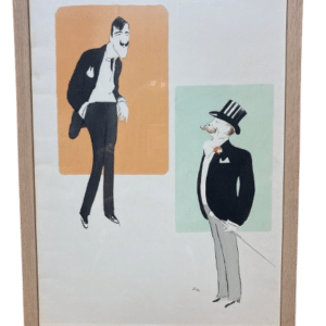 lithographie georges goursat dit sem