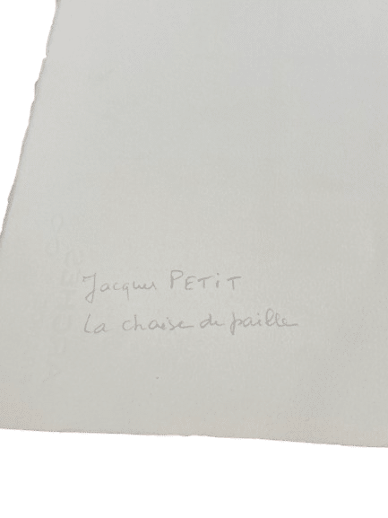 lithographie jacques petit