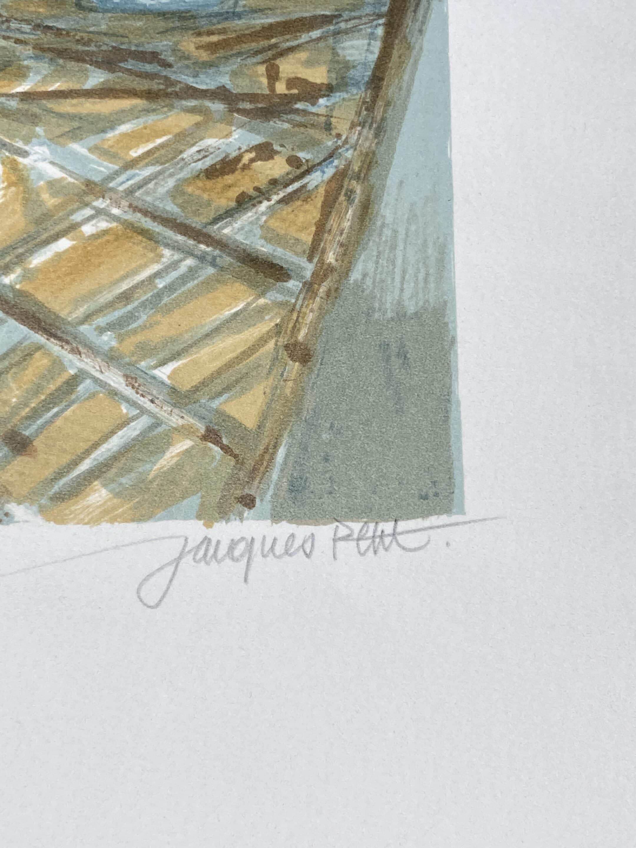 lithographie jacques petit