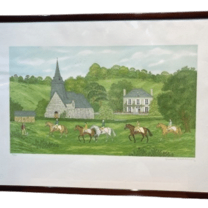 lithographie signée vincent haddehey