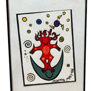 oeuvre encadrée federica matta