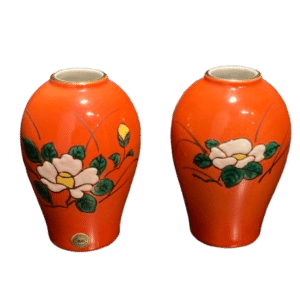 paire de vases miniatures porcelaine IMARI