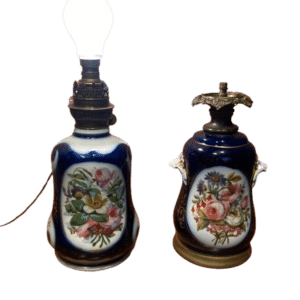 paire pieds lampe céramique