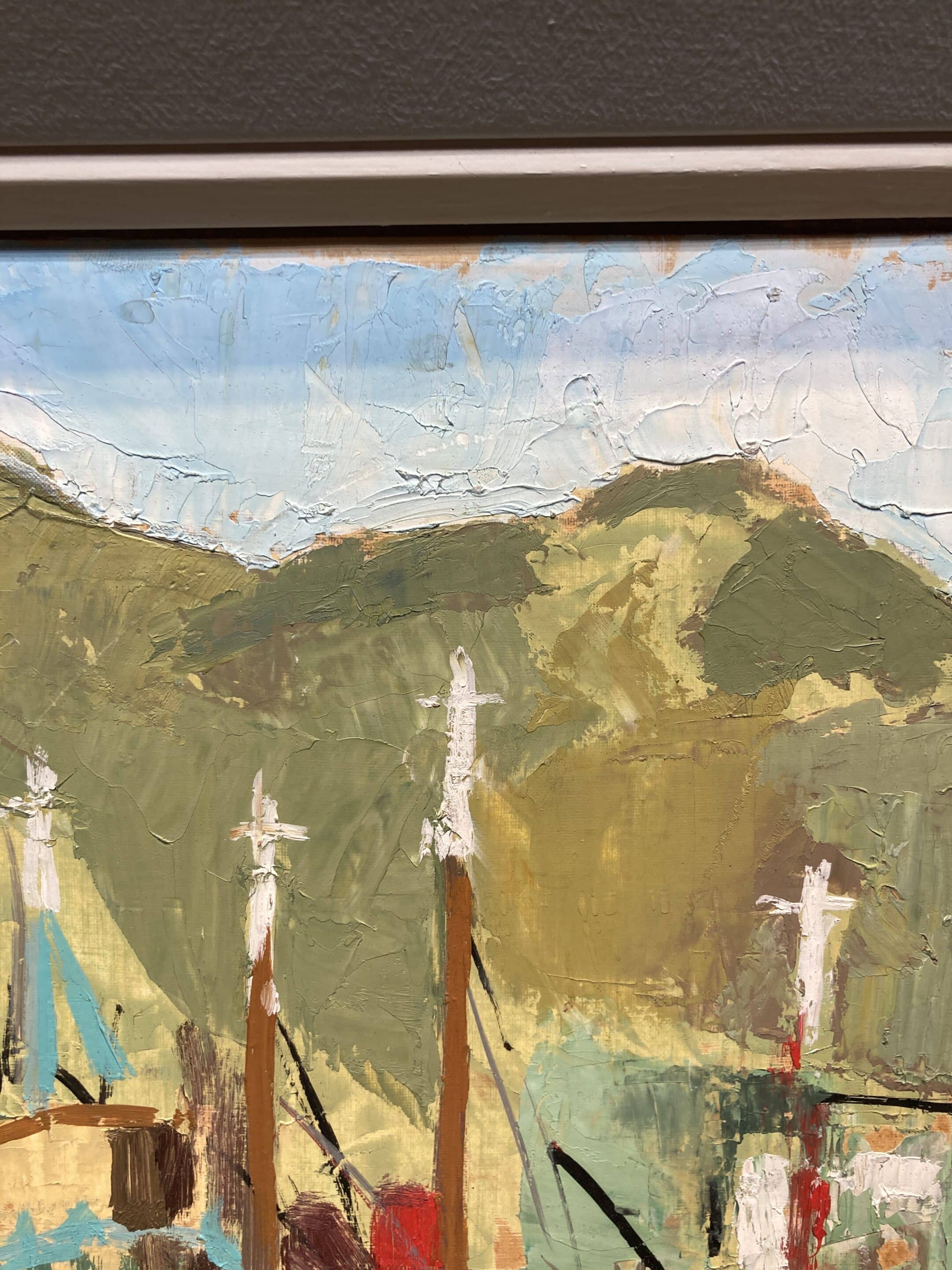 peinture au couteau moun pollat