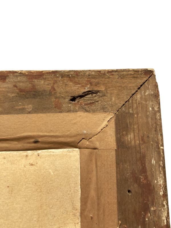 peinture encadrée sur mica