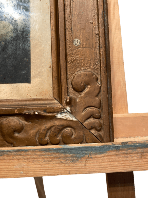 peinture encadrée sur mica