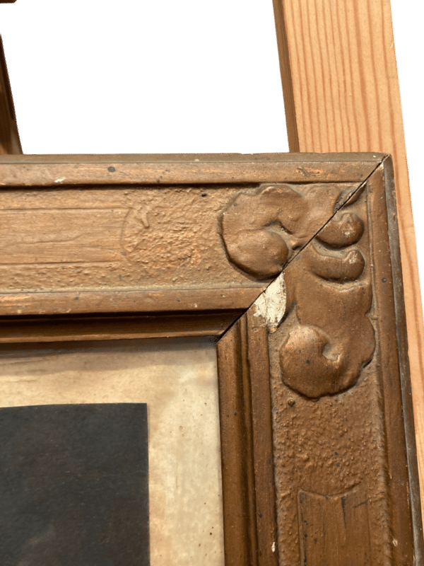 peinture encadrée sur mica
