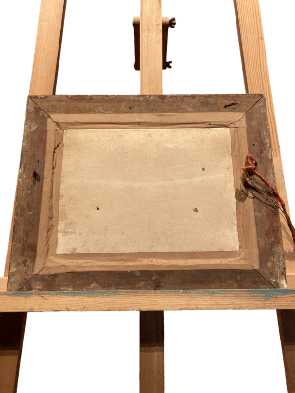 peinture encadrée sur mica