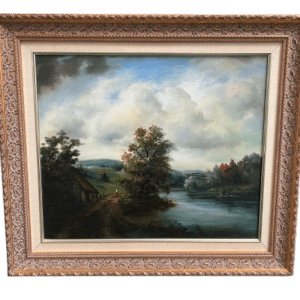 peinture sur toile le bocage signée