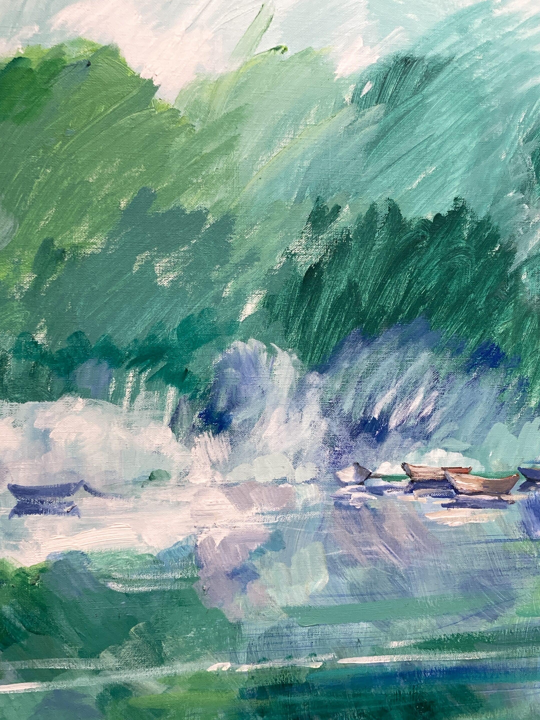 peinture sur toile signée CH. PROUVOST