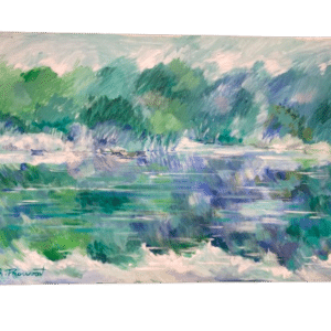 peinture sur toile signée CH. PROUVOST