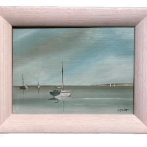 peinture sur toile signée serot