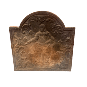 plaque de cheminée en fonte