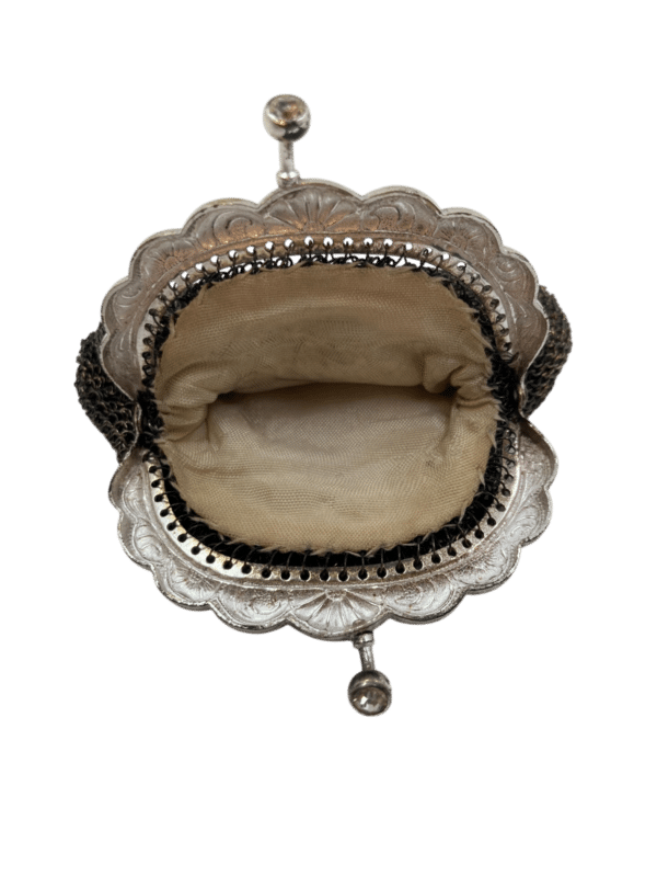 porte monnaie maille d'argent