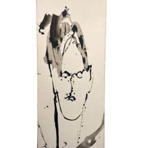 portrait à l'encre signée GRASSIN