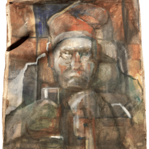 portrait huile sur toile