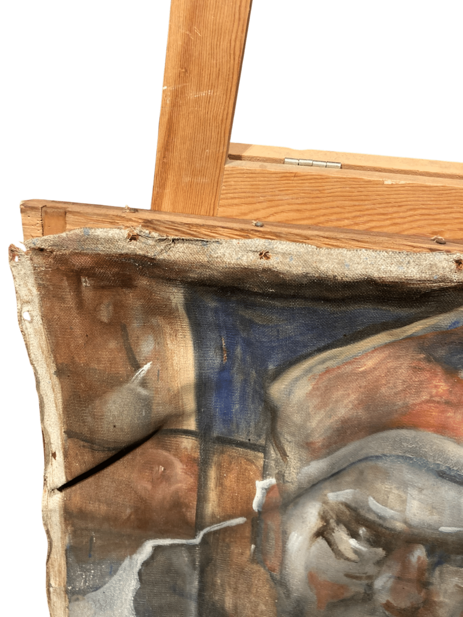 portrait huile sur toile