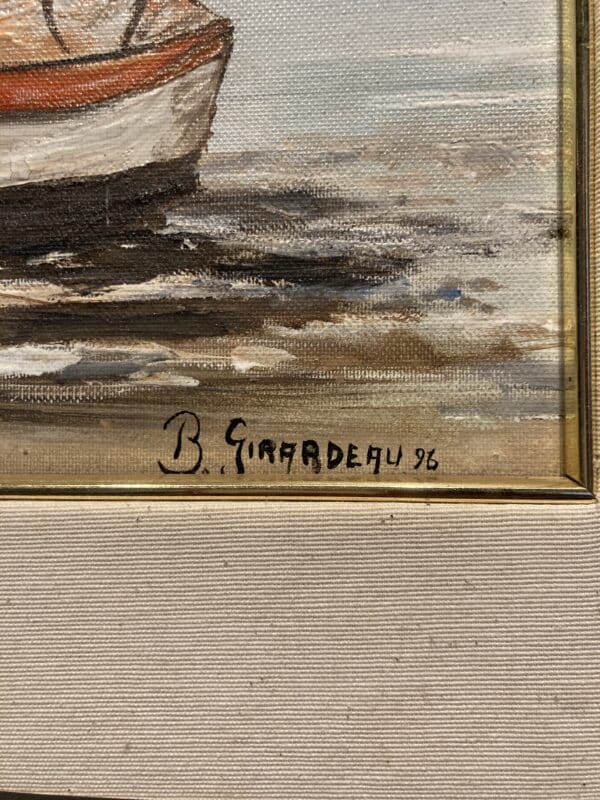 reproduction huile sur toile benjamin giradeau