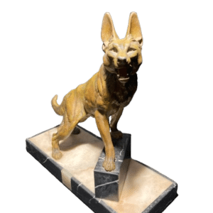 sculpture canine régule l. savin