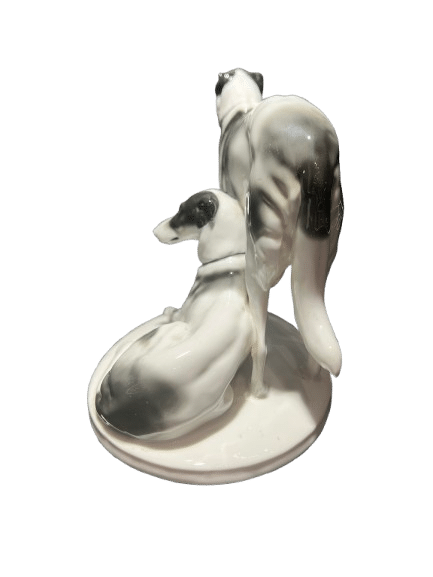 sculpture chiens céramique