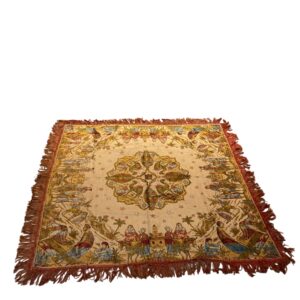 tapis en soie carré