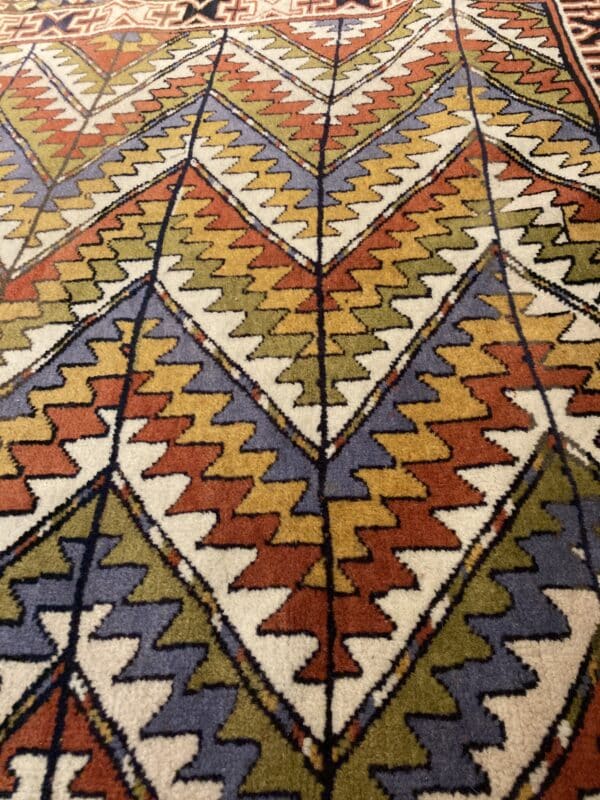tapis rectangulaire motifs géométriques