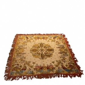 tapis en soie carré