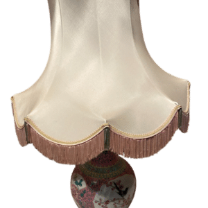 vase style asiatique transformé en lampe