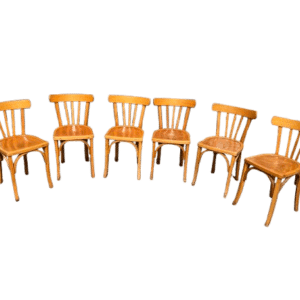 lot six chaises bistrot
