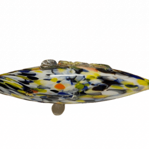 sculpture poisson verre dans le gout de murano